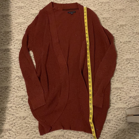 Orange/ Red AEO cardigan - Picture 2 of 6